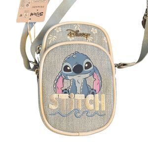 Disney X Primark Stitch Light Blue Crossbody Bag Unisex Adults